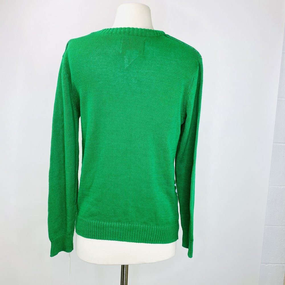 Jem Boys Santa Holiday Sweater with Removable Hat, - Picture 5 of 7